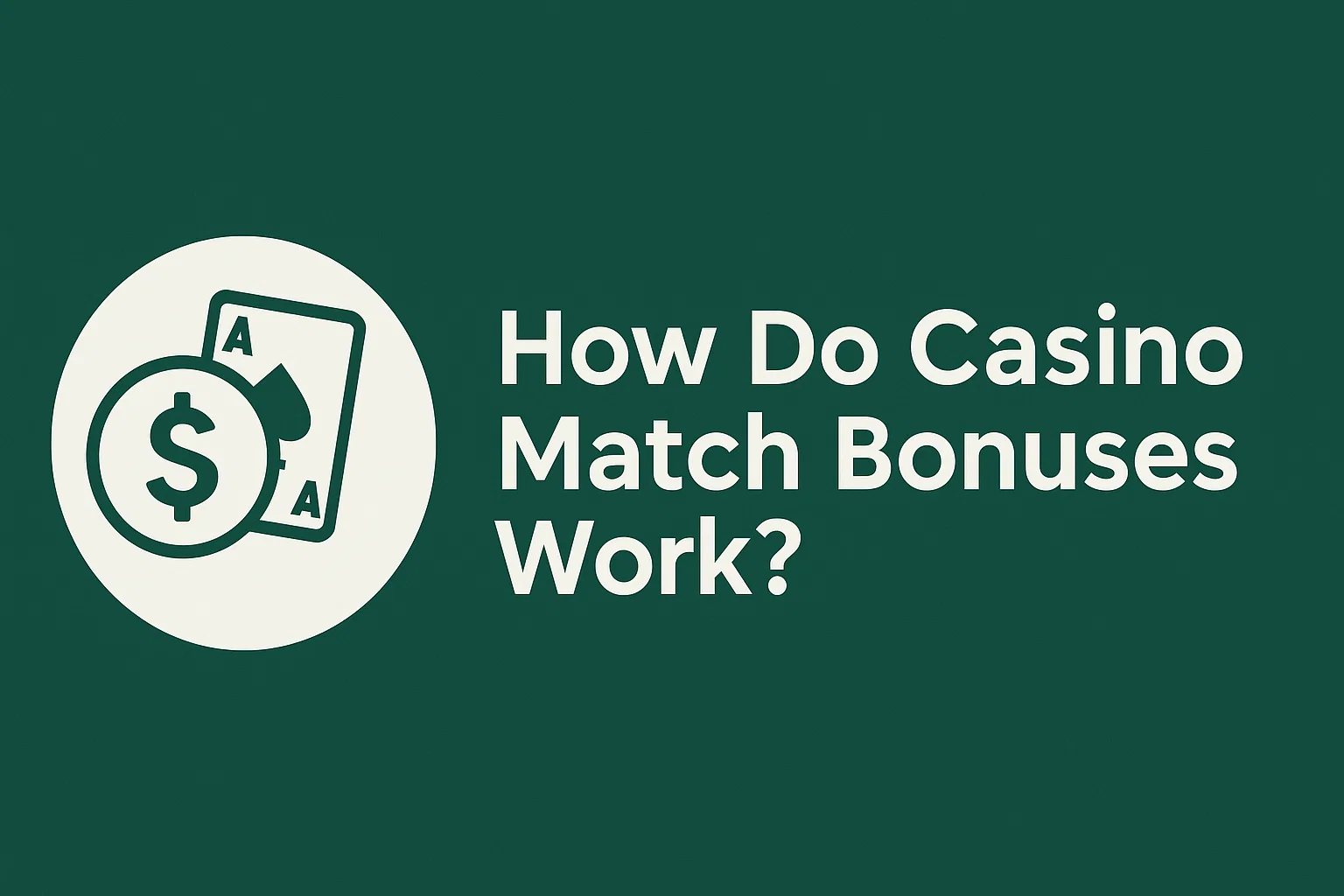 How Do Casino Match Bonuses Work?
