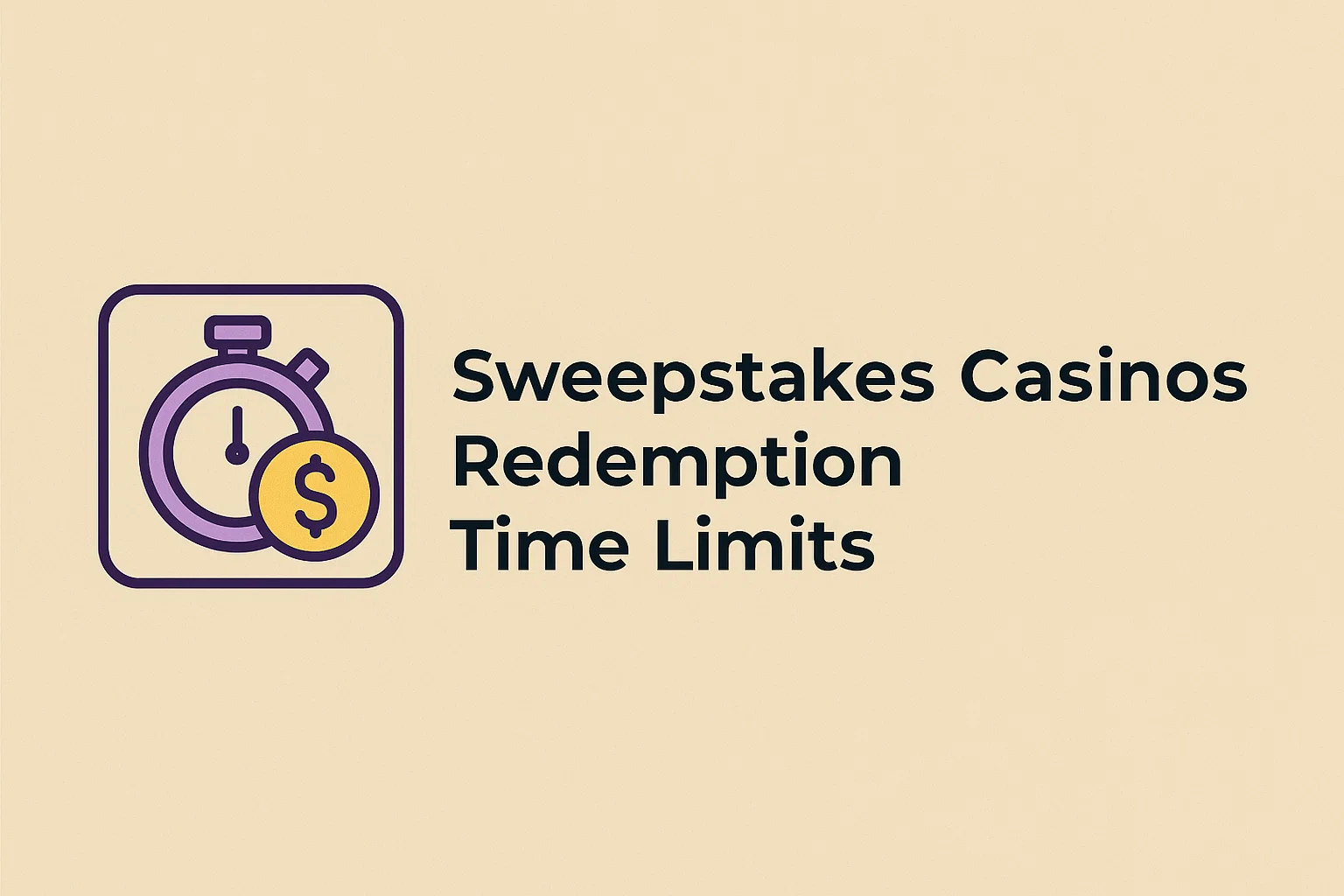Sweepstakes Casinos Redemption Time Limits